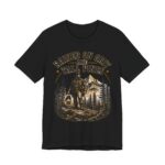 Raised on Grit and Tall Pines Mountain Tee