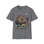 Comet Cafe T-Shirt — Retro Space Diner Graphic Tee ("Open 24/7")
