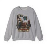 Please Stop Losing Sentient Objects Crewneck Sweatshirt — Retro Sci‑Fi Graphic