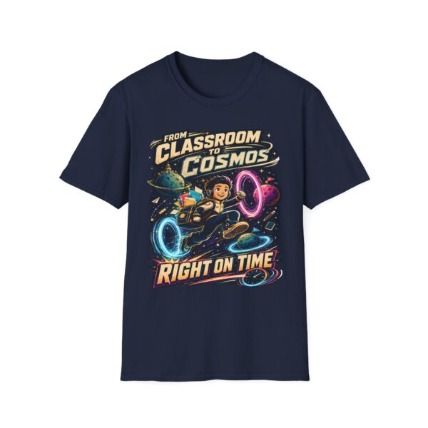 From Classroom to Cosmos T-Shirt — 'Right on Time' Space Teacher Tee