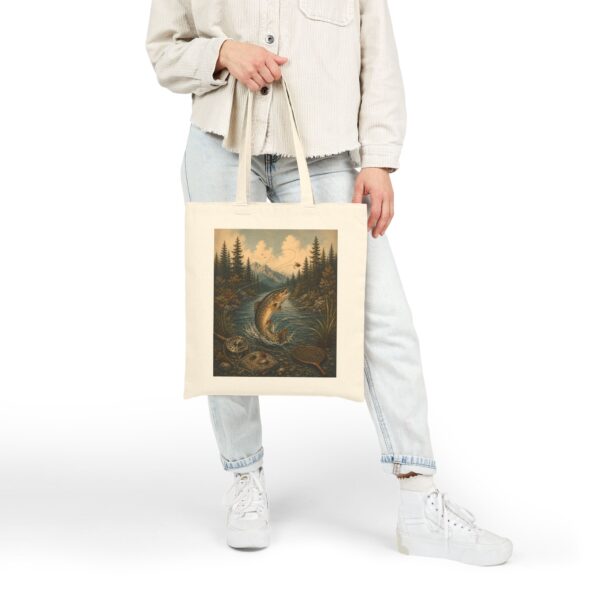 Trout River Vintage Art Tote