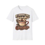 My Morning Voice Is Caffeinated T-Shirt — Coffee, Mic & Soundwave Vintage Tee