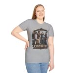 Vintage Tailor Shop T-Shirt — "Custom Fits" Fantasy RPG Graphic Tee