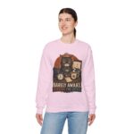 Cat Office Sweatshirt — "Barely Awake, Running the Office" Cozy Crewneck