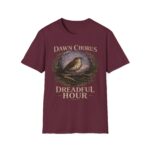Dawn Chorus Bird T-Shirt — 'Dreadful Hour' Vintage Nature Tee