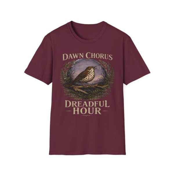 Dawn Chorus Bird T-Shirt — 'Dreadful Hour' Vintage Nature Tee