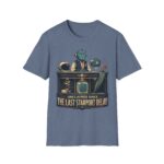 Retro Spaceport Tee — "Unclaimed Since The Last Starport Delay" Alien Deli Illustration