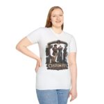 Vintage Tailor Shop T-Shirt — "Custom Fits" Fantasy RPG Graphic Tee