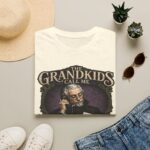 Grandpa T-Shirt — “The Grandkids Call Me When the Monsters Need Advice” Vintage Grandpa Tee