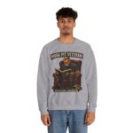 Mosh Pit Veteran Crewneck Sweatshirt — "Storytime Champion" Concert-Scene Pullover