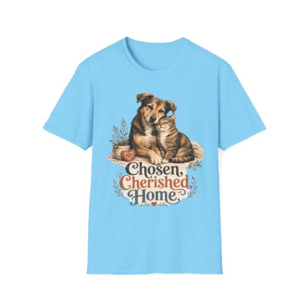 Dog & Cat 'Chosen Cherished Home' T-Shirt — Pet Rescue Adoption Tee