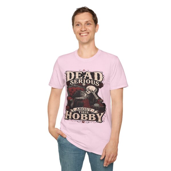 Dead Serious About This Hobby Skeleton Crochet Tee