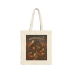 Haunted Harvest Tote Bag — Vintage Halloween Pumpkin & Ghost Canvas Tote