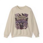 Granny Squares But Make Them Sinister Crewneck Sweatshirt