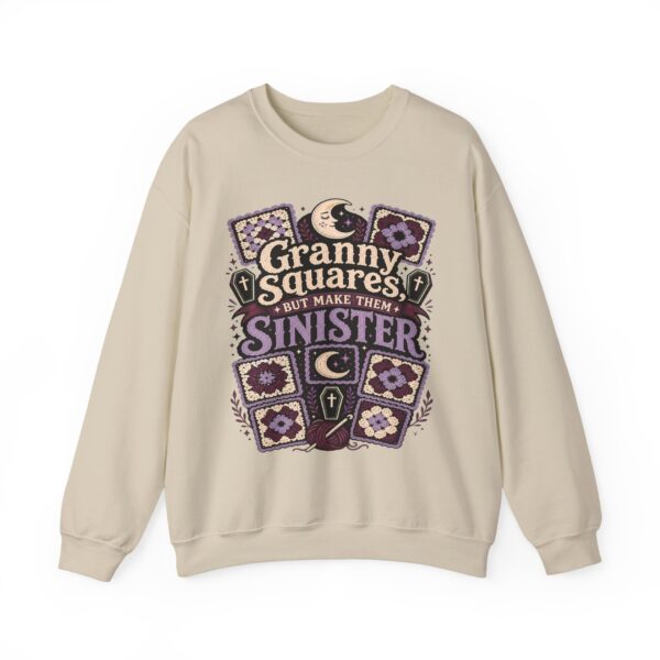 Granny Squares But Make Them Sinister Crewneck Sweatshirt