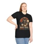 Barely Awake Office Cat T-Shirt — Funny Grumpy Cat Coffee Work Shirt