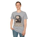 Mentally in a Dumpster Possum Tee — Cute Sarcastic Coffee Graphic T-Shirt
