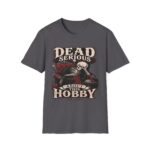 Dead Serious About This Hobby Skeleton Crochet Tee