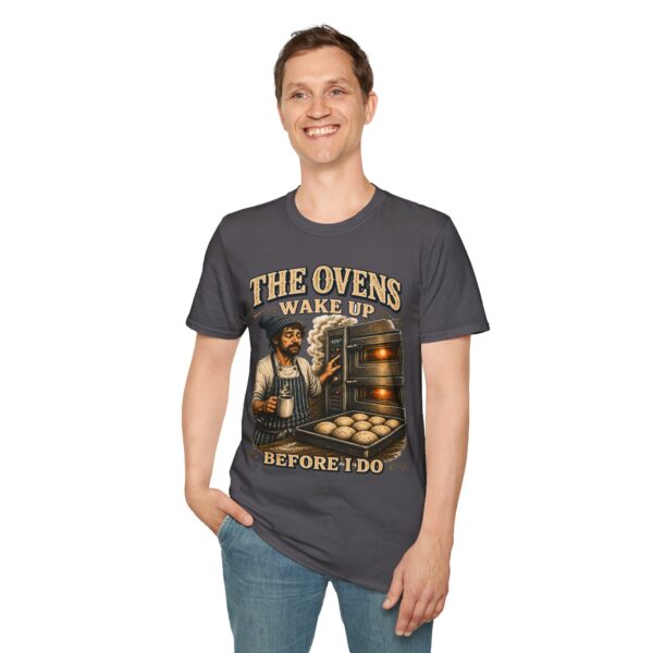 Baker's Tee — "The Ovens Wake Up Before I Do" Graphic T-Shirt