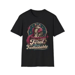 Feral But Fashionable Cat Tee