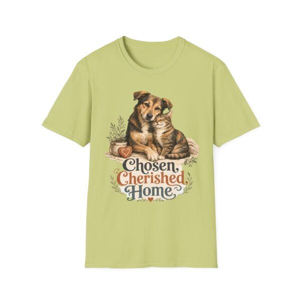 Dog & Cat 'Chosen Cherished Home' T-Shirt — Pet Rescue Adoption Tee