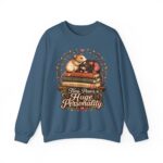 Hamster Booklover Sweatshirt — "Tiny Paws, Huge Personality" Cozy Crewneck
