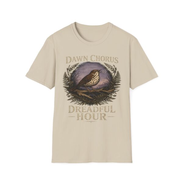 Dawn Chorus Bird T-Shirt — 'Dreadful Hour' Vintage Nature Tee