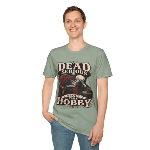 Dead Serious About This Hobby Skeleton Crochet Tee