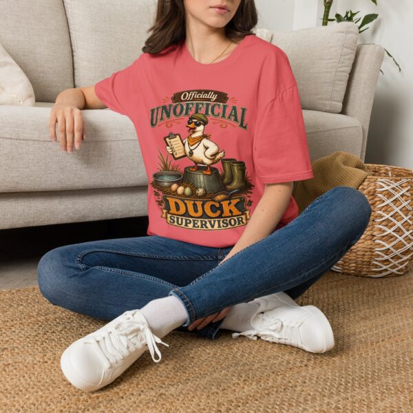 Officially Unofficial Duck Supervisor T-Shirt — Funny Duck Manager Gift