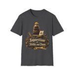Supervisor of Sticks and Chaos T-Shirt — Funny Construction Beaver Tee