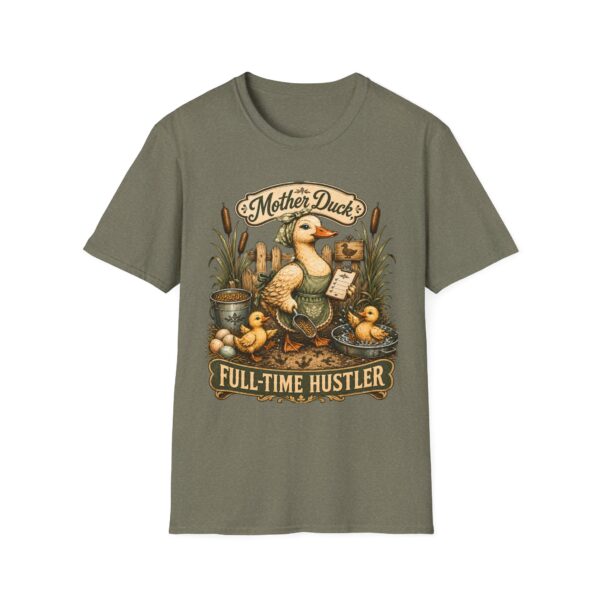 Mother Duck T-Shirt — "Mother Duck: Full-Time Hustler" Vintage Farmyard Tee
