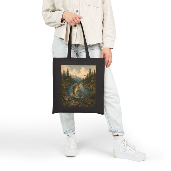 Trout River Vintage Art Tote