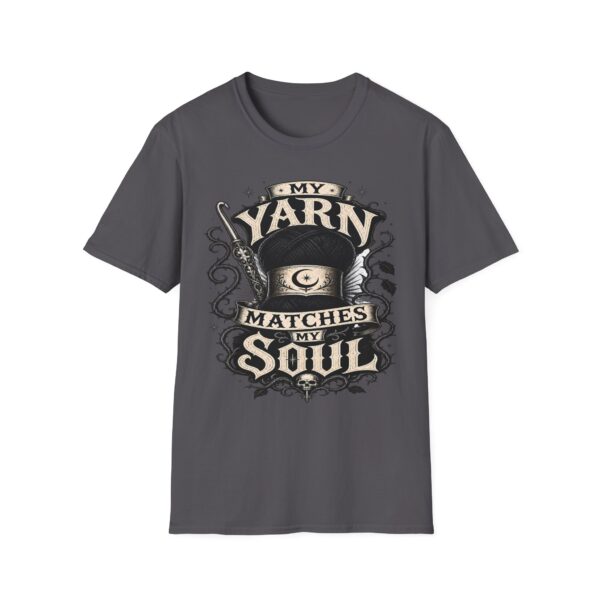 Witchy Knitting T-Shirt — "My Yarn Matches My Soul"