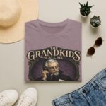 Grandpa T-Shirt — “The Grandkids Call Me When the Monsters Need Advice” Vintage Grandpa Tee