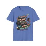 Comet Cafe T-Shirt — Retro Space Diner Graphic Tee ("Open 24/7")