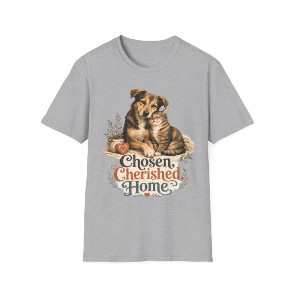 Dog & Cat 'Chosen Cherished Home' T-Shirt — Pet Rescue Adoption Tee