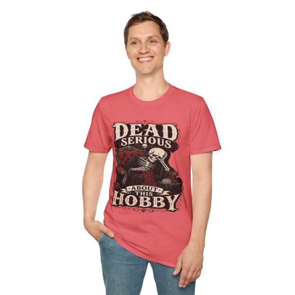 Dead Serious About This Hobby Skeleton Crochet Tee