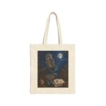 Mystic Owl & Moon Canvas Tote — Nightbook Illustration