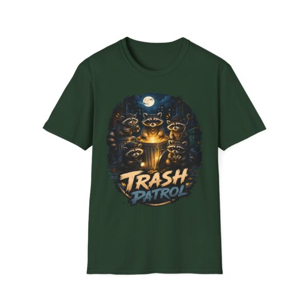 Trash Patrol Raccoon Tee — Nighttime Crew Graphic T-Shirt