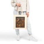 Haunted Harvest Tote Bag — Vintage Halloween Pumpkin & Ghost Canvas Tote