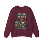 Lunch Lady Tribute Crewneck Sweatshirt — "Fueling Future Heroes: One Tray at a Time"