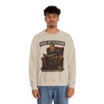 Mosh Pit Veteran Crewneck Sweatshirt — "Storytime Champion" Concert-Scene Pullover