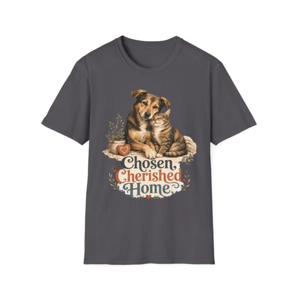 Dog & Cat 'Chosen Cherished Home' T-Shirt — Pet Rescue Adoption Tee