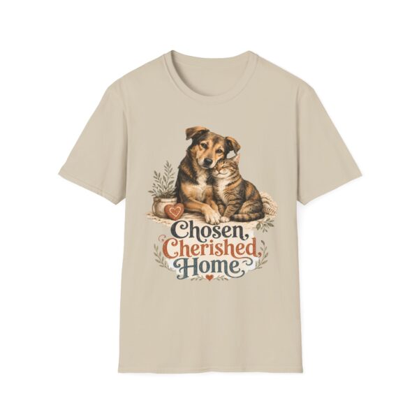 Dog & Cat 'Chosen Cherished Home' T-Shirt — Pet Rescue Adoption Tee
