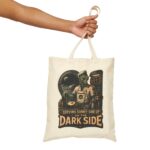 Tote Bag — “Serving Sunny-Side Up on the Dark Side” Retro Alien Diner Canvas Tote