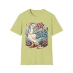 No Honking Sorry Goose T-Shirt — Retro Floral Graphic Tee