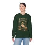 Duck Gardening Sweatshirt — "Feathered and Flourishing" Cozy Crewneck
