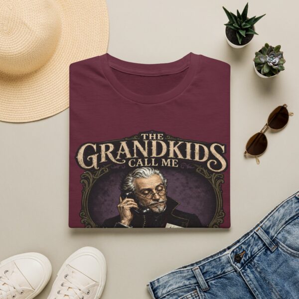 Grandpa T-Shirt — “The Grandkids Call Me When the Monsters Need Advice” Vintage Grandpa Tee