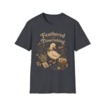 Feathered and Flourishing Duck Tee — Cottagecore Floral Graphic T-Shirt