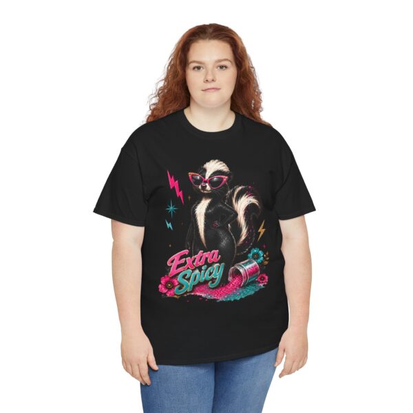 Extra Spicy Skunk T-Shirt – Retro Cute Graphic Tee